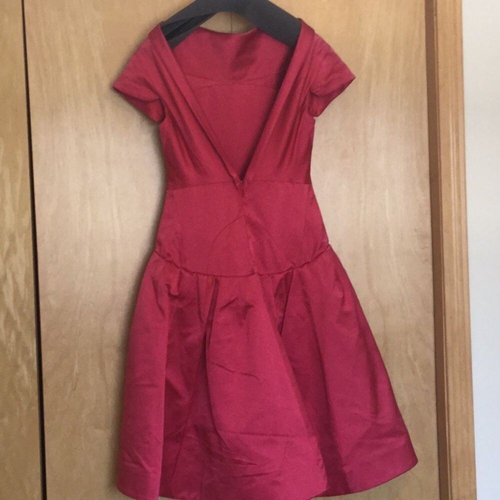 ZAC POSEN COCKTAIL DRESS, FUCHSIA. - Picture 10 of 16